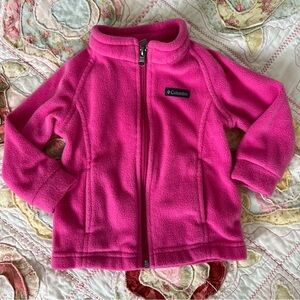 Columbia Bright Pink Fleece Jacket